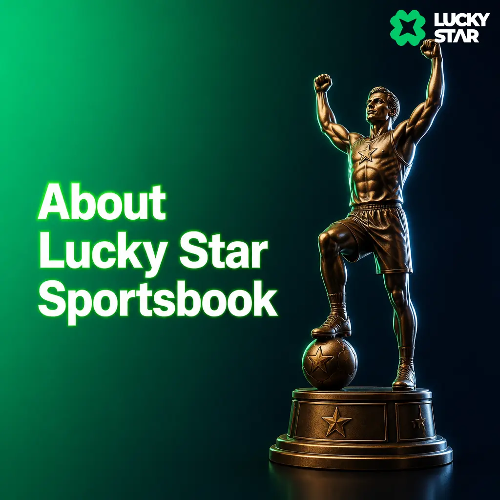Lucky Star Sportsbook logo – licensed betting site offering live odds, INR deposits, and a 150% welcome bonus