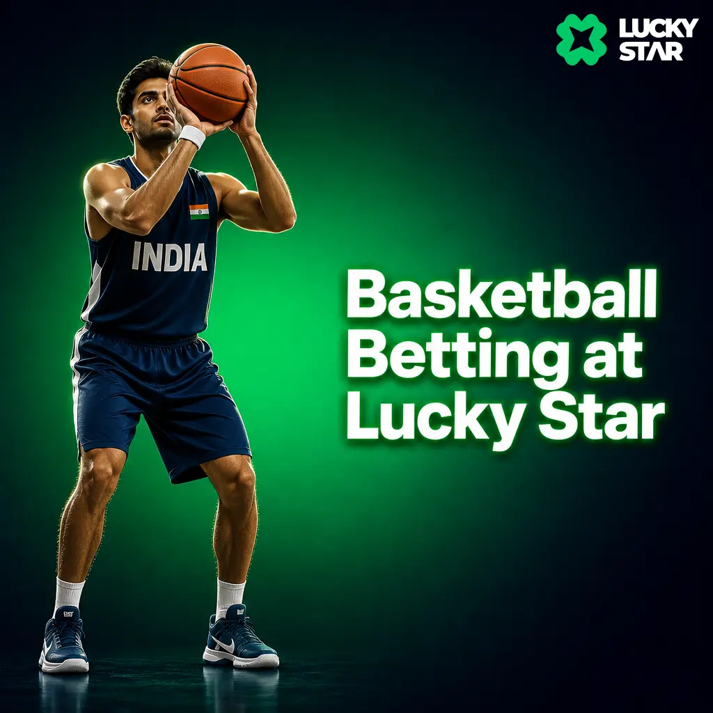 Basketball betting at Lucky Star covering NBA, EuroLeague, FIBA, spreads, totals, quarters, and player props