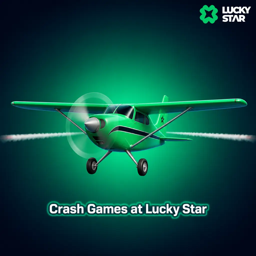 Crash game multiplier climbing from 1.00x before cash out, available at Lucky Star with provably fair results