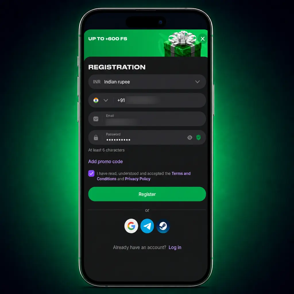 Lucky Star Casino welcome bonus screenshot showing free spins, match deposit, and Aviator free bets steps