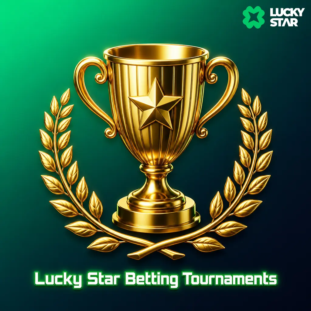 Lucky Star Betting Tournaments leaderboard for football, cricket, and tennis with cash and free bet prizes