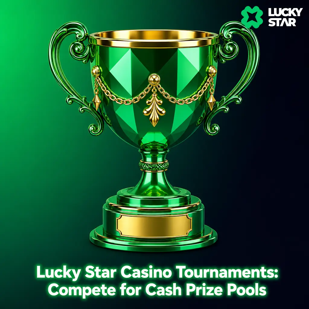 Lucky Star Casino tournament leaderboard showing Pragmatic Play Drops & Wins cash prize competition