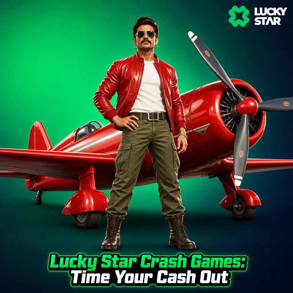 Lucky Star crash games like Aviator, JetX, and Spaceman let players time their cash out before the multiplier crashes.