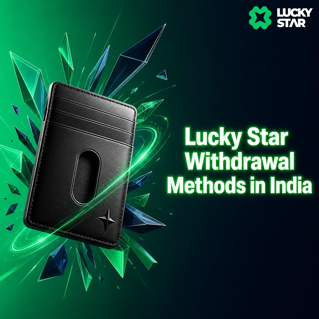 Lucky Star withdrawal methods in India: UPI, PhonePe, Paytm, Visa, Mastercard, and crypto payout options explained.